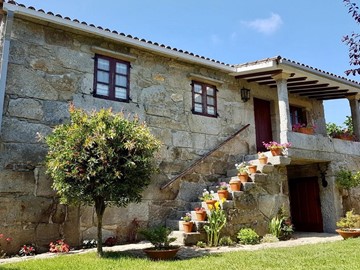 Casa de Piedra Gallega Con jardín - Meis